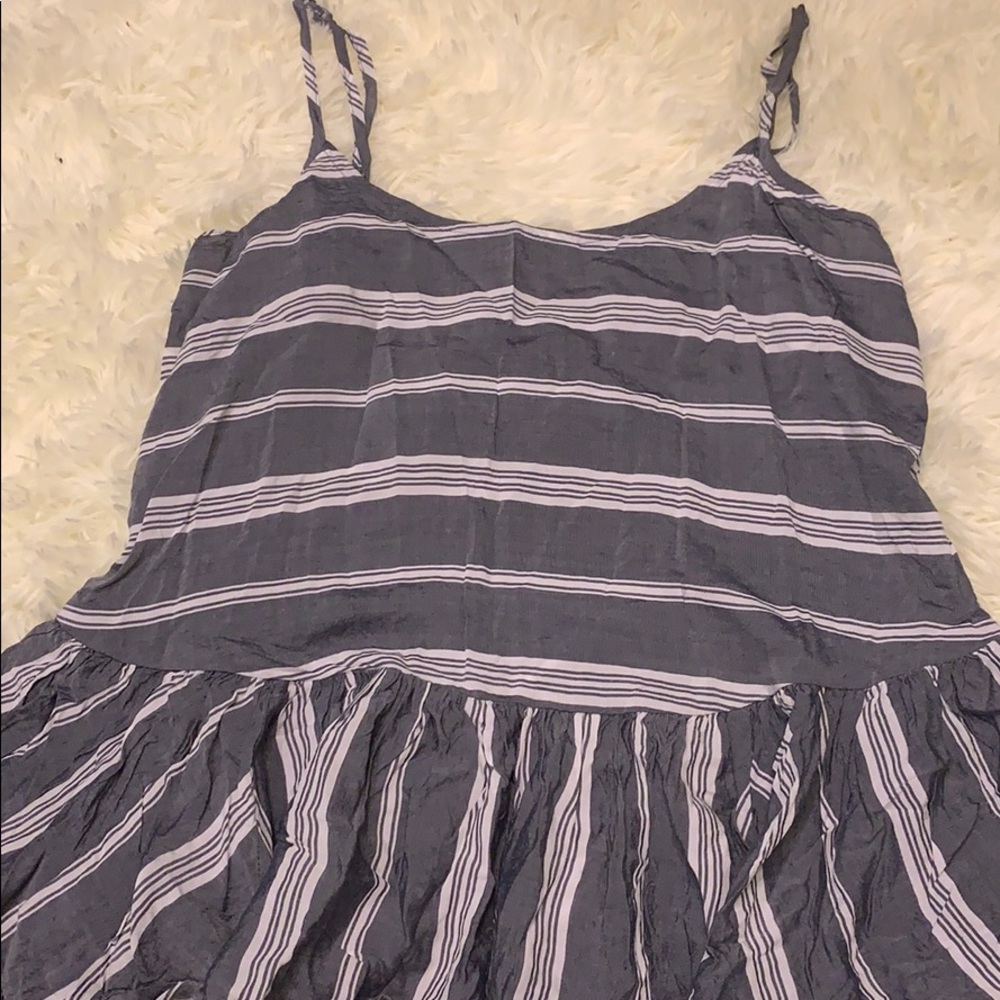 Blue and White Old Navy Tank Top